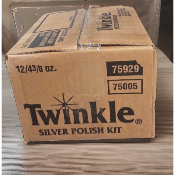 Twinkle Other - Twinkle Silver Polish Kit 4.4 oz Anti Tarnish Cream w/ Sponge CASE OF 12 NEW